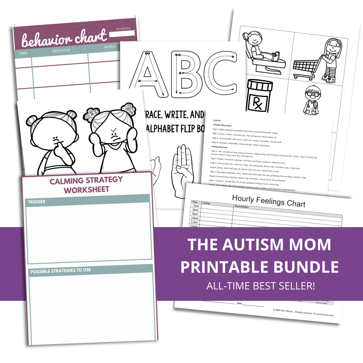 The Autism Mom Printable Bundle