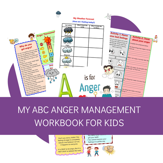 Managing Anger Worksheets for Kids