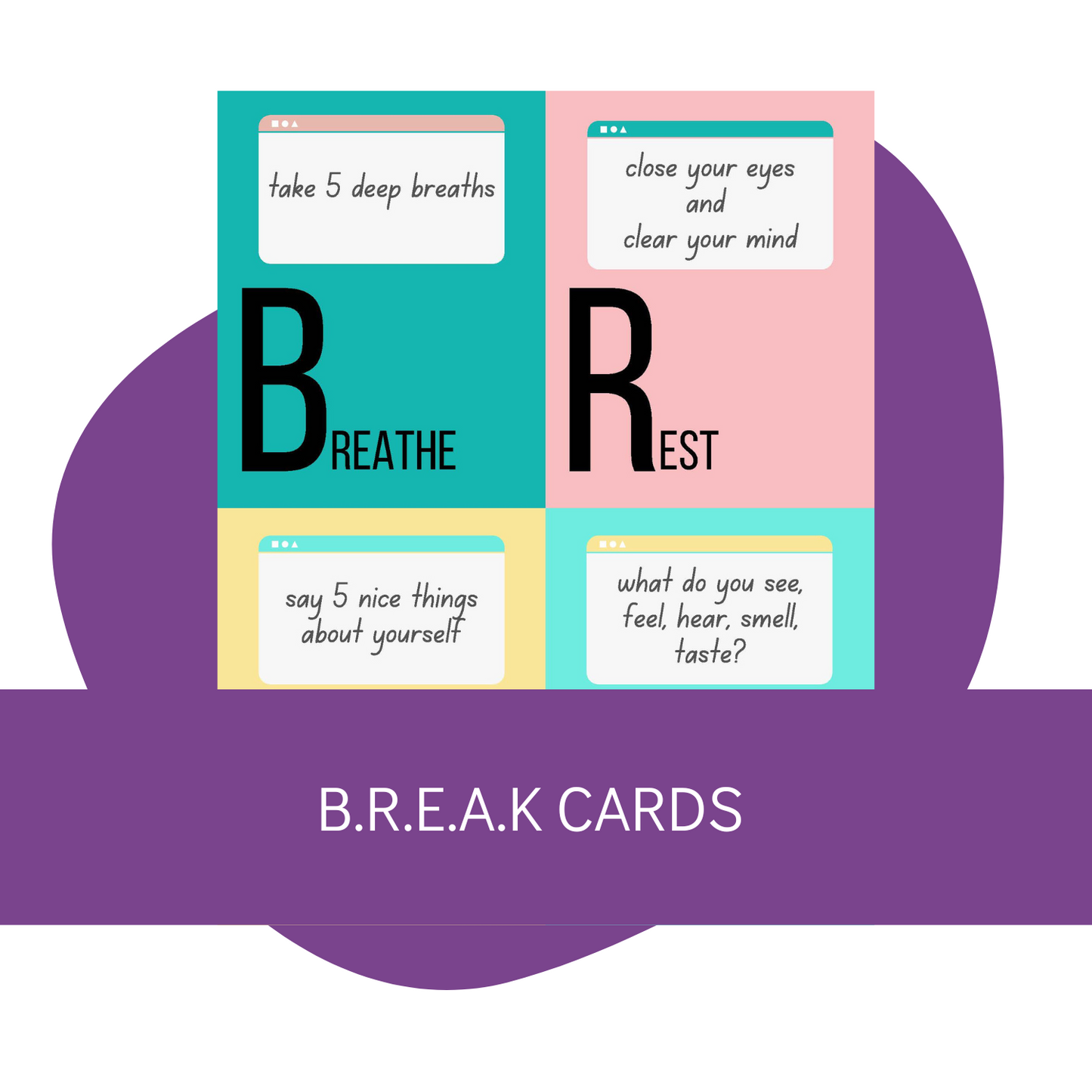 Mindful Break Prompt Cards