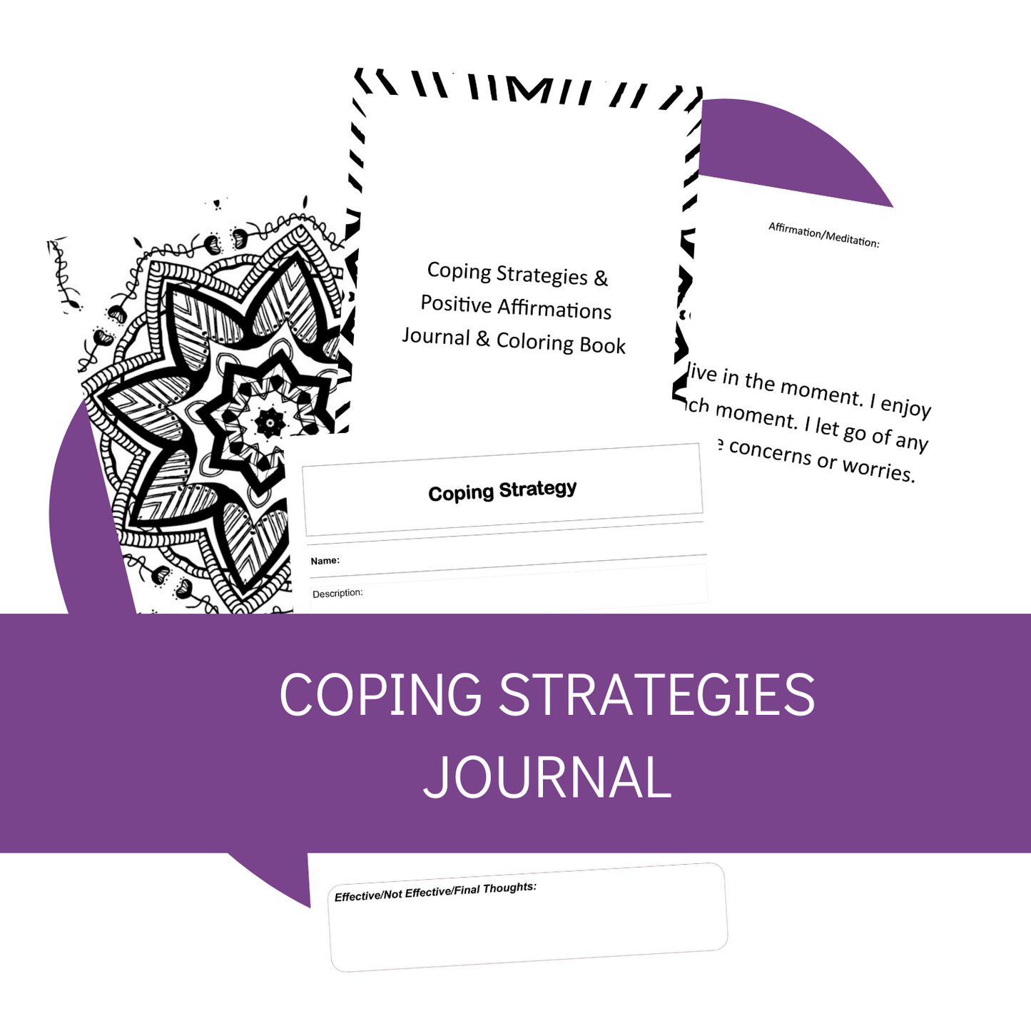 My Coping Strategies Journal and Workbook