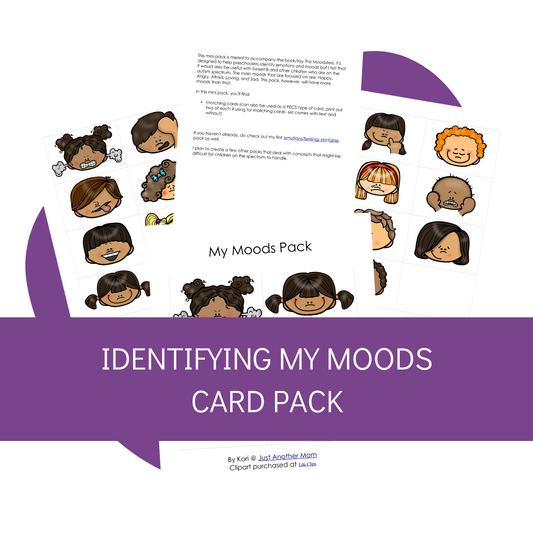 Managing My Moods Printable Card Set